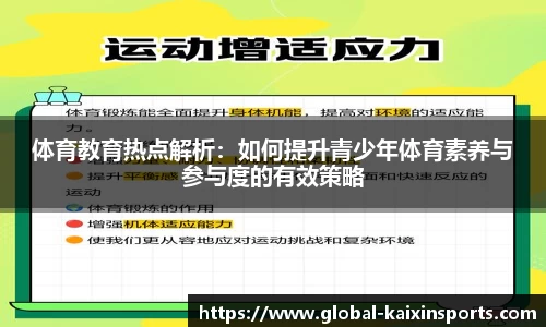 体育教育热点解析：如何提升青少年体育素养与参与度的有效策略
