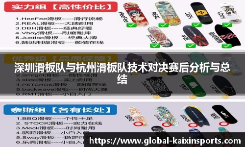 深圳滑板队与杭州滑板队技术对决赛后分析与总结